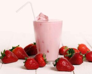 Beber Batido de Fresa para Bajar de Peso
