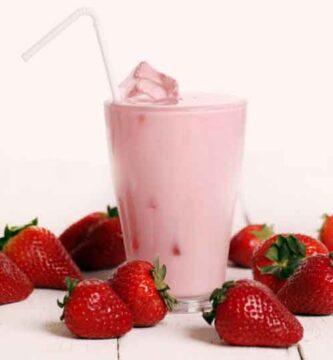 Beber Batido de Fresa para Bajar de Peso