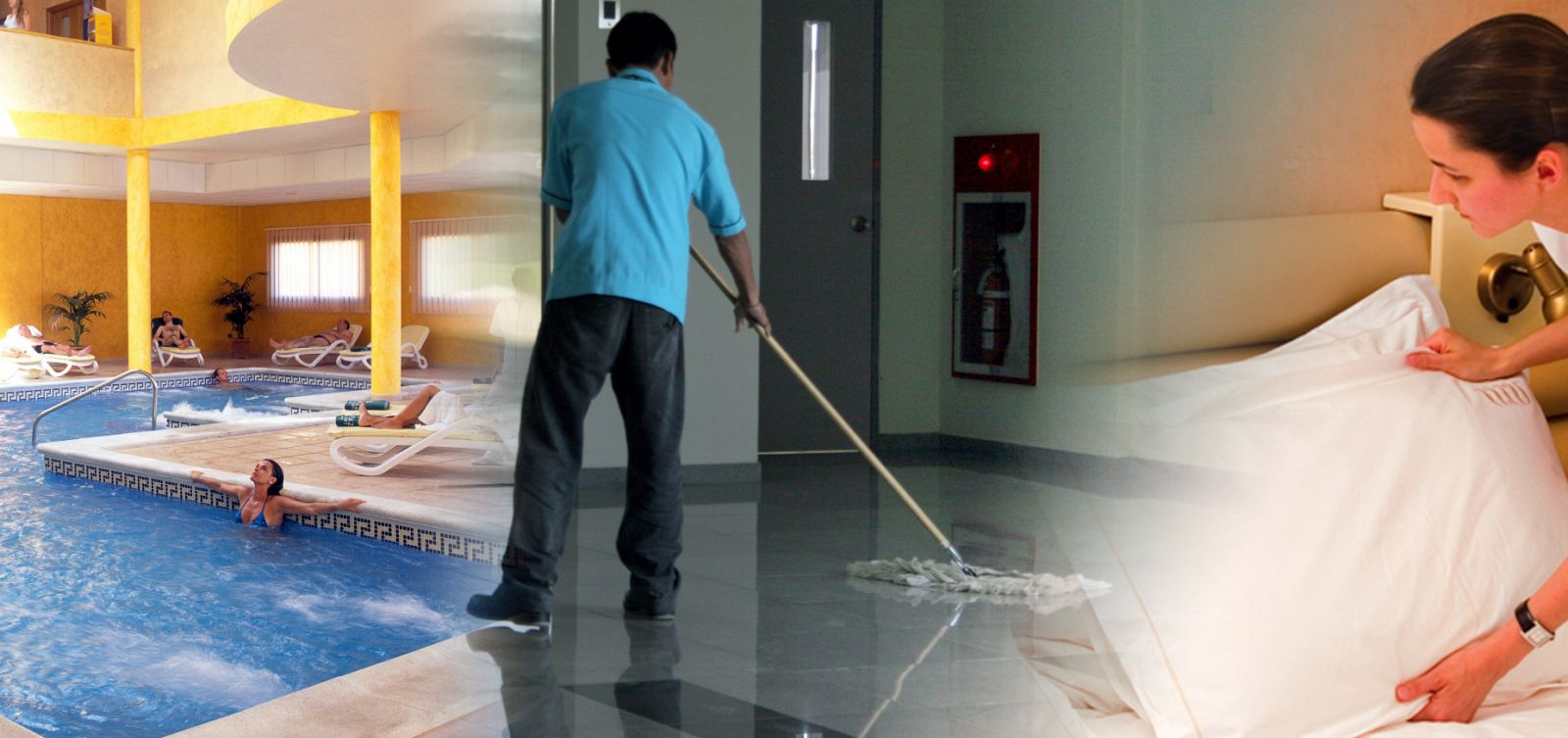 Puestos de limpieza para Hoteles de aeropuerto
